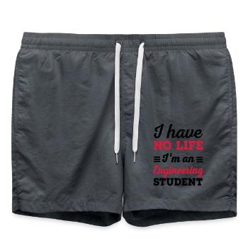 Ingenieur - Badeshorts - Anthrazit - Vorne - AI Model Male 185 light (185cm)