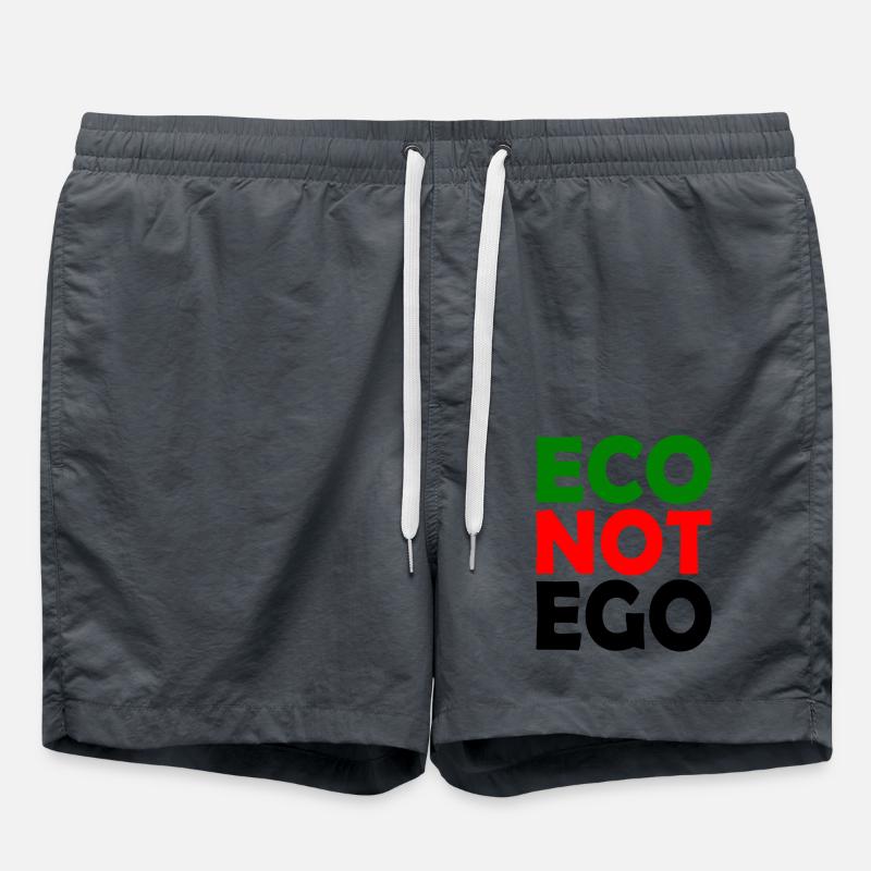 Eco not ego - Swim Trunks - anthracite