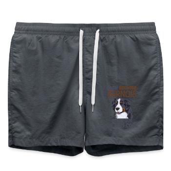 bouvier bernois - Short de bain - charbon - Devant - AI Model Male 185 light (185cm)
