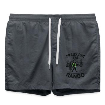 Rando randonnée - Short de bain - charbon - Devant - AI Model Male 185 light (185cm)