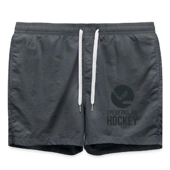 Hockey sur glace 2 - Short de bain - charbon - Devant - AI Model Male 185 light (185cm)