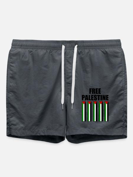 Free palestine - Swim Trunks - anthracite