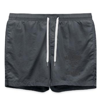 Vieux motard que jamais 2 - Short de bain - charbon - Devant - AI Model Male 185 light (185cm)