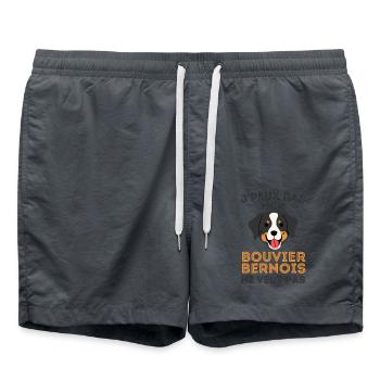 Chien de race bouvier bernois - Short de bain - charbon - Devant - AI Model Male 185 light (185cm)