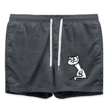 Le dragon - Short de bain - charbon - Devant - AI Model Male 185 light (185cm)