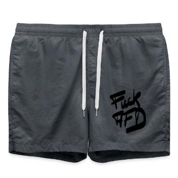 FCK AFD - Swim Trunks - anthracite - Front - AI Model Male 185 light (185cm)