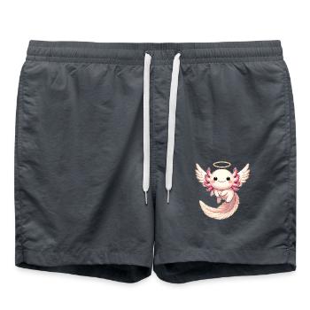 Axolotl Ange Volant avec Joy Halo - Short de bain - charbon - Devant - AI Model Male 185 light (185cm)