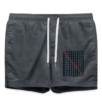 Noël Noë - Short de bain - charbon - Devant - AI Model Male 185 light (185cm)