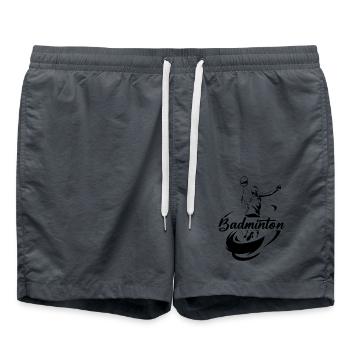 Badminton - Short de bain - charbon - Devant - AI Model Male 185 light (185cm)