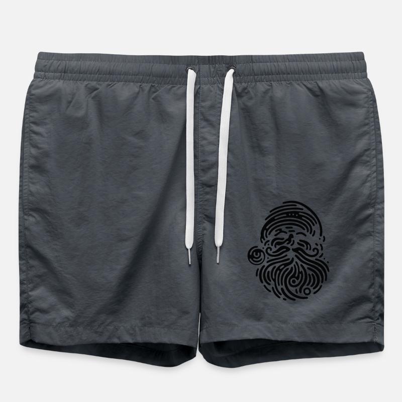 Santa - Swim Trunks - anthracite