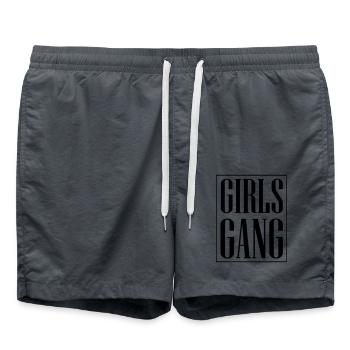 Filles Gang Filles Amies - Short de bain - charbon - Devant - AI Model Male 185 light (185cm)