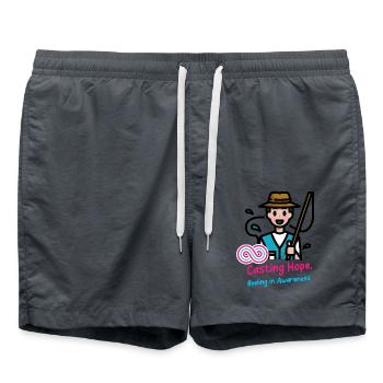 Donner de l’espoir, prendre conscience - Short de bain - charbon - Devant - AI Model Male 185 light (185cm)