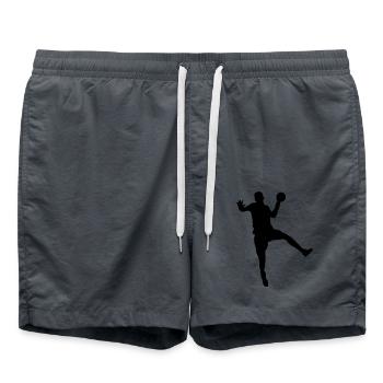 handball - Badeshorts - Anthrazit - Vorne - AI Model Male 185 light (185cm)