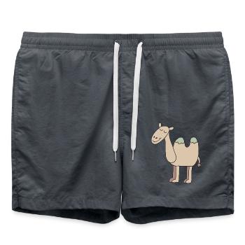 chameau - Short de bain - charbon - Devant - AI Model Male 185 light (185cm)