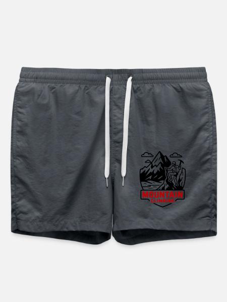 Mountaineering Mountains - Swim Trunks - anthracite