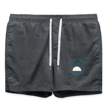 Sollten ein Ständiger begleiter sein. - Badeshorts - Anthrazit - Vorne - AI Model Male 185 light (185cm)