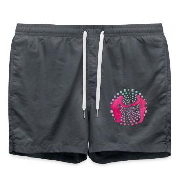 Judo - Short de bain - charbon - Devant - AI Model Male 185 light (185cm)