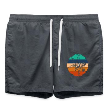 Judo - Short de bain - charbon - Devant - AI Model Male 185 light (185cm)