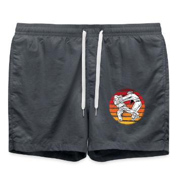 Judo - Short de bain - charbon - Devant - AI Model Male 185 light (185cm)