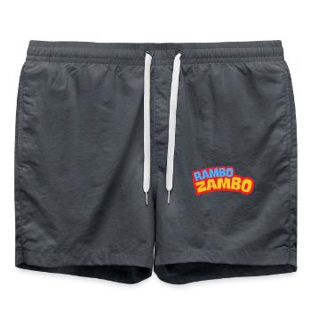 RAMBO ZAMBO 2025 - Short de bain - charbon - Devant - AI Model Male 185 light (185cm)