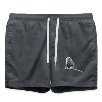 Affe - Badeshorts - Anthrazit - Vorne - AI Model Male 185 light (185cm)