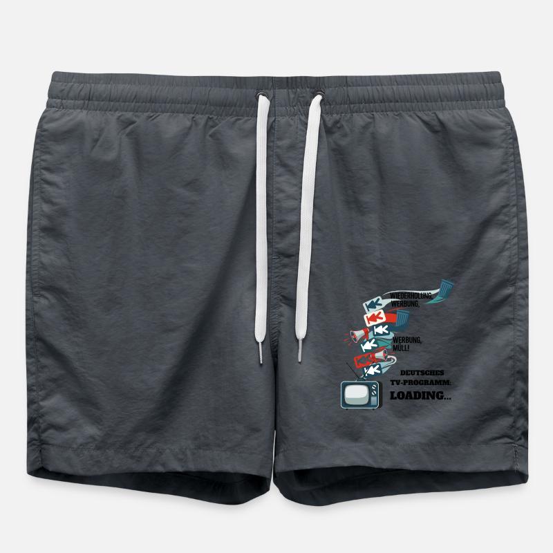 German TV Program: Loading... - Swim Trunks - anthracite