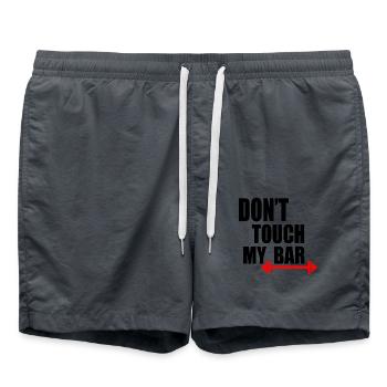 Dont touch my bar - Badeshorts - Anthrazit - Vorne - AI Model Male 185 light (185cm)