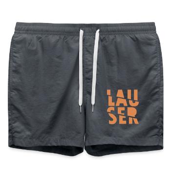 Lauser - Short de bain - charbon - Devant - AI Model Male 185 light (185cm)
