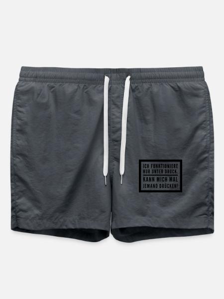 Umarmung erwünscht - Badeshorts - Anthrazit