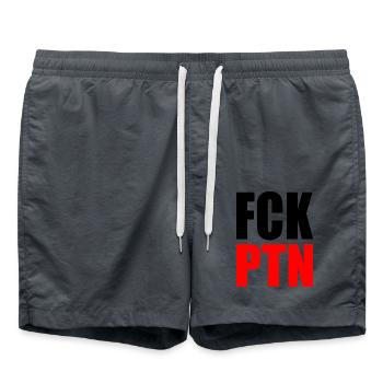 Fck ptn - Short de bain - charbon - Devant - AI Model Male 185 light (185cm)