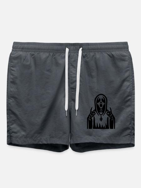 Scream Priest - Swim Trunks - anthracite
