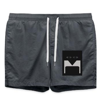 Tabby - Swim Trunks - anthracite - Front - AI Model Male 185 light (185cm)