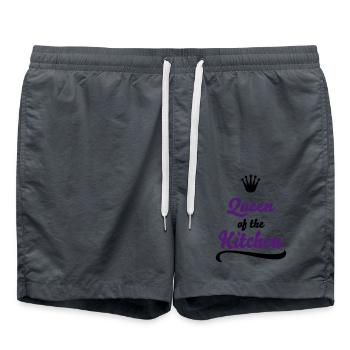 Fun gifts for women who love to cook - Swim Trunks - anthracite - Front - AI Model Male 185 light (185cm)