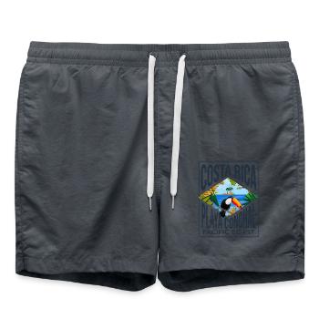 Costa Rica playa conchal Copy - Short de bain - charbon - Devant - AI Model Male 185 light (185cm)
