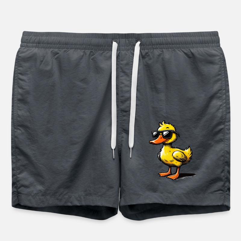 Duck Comic - Swim Trunks - anthracite