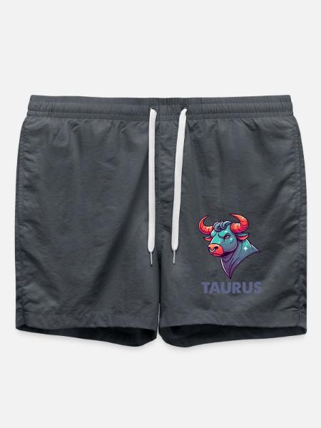 Taurus Cartoon - Swim Trunks - anthracite