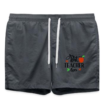 Retour à l’école - Short de bain - charbon - Devant - AI Model Male 185 light (185cm)
