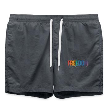 FREEDOM - Swim Trunks - anthracite - Front - AI Model Male 185 light (185cm)