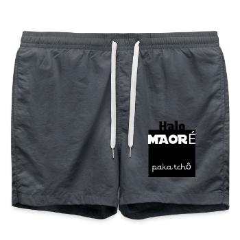Maoré1 - Swim Trunks - anthracite - Front - AI Model Male 185 light (185cm)