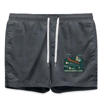 Wünschendorf - Badeshorts - Anthrazit - Vorne - AI Model Male 185 light (185cm)