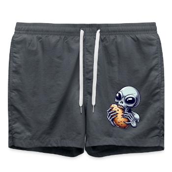 Alien Pomme de terre Alien Science Ficti - Short de bain - charbon - Devant - AI Model Male 185 light (185cm)