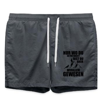 Randonnée Randonnée Sports Montagne - Short de bain - charbon - Devant - AI Model Male 185 light (185cm)