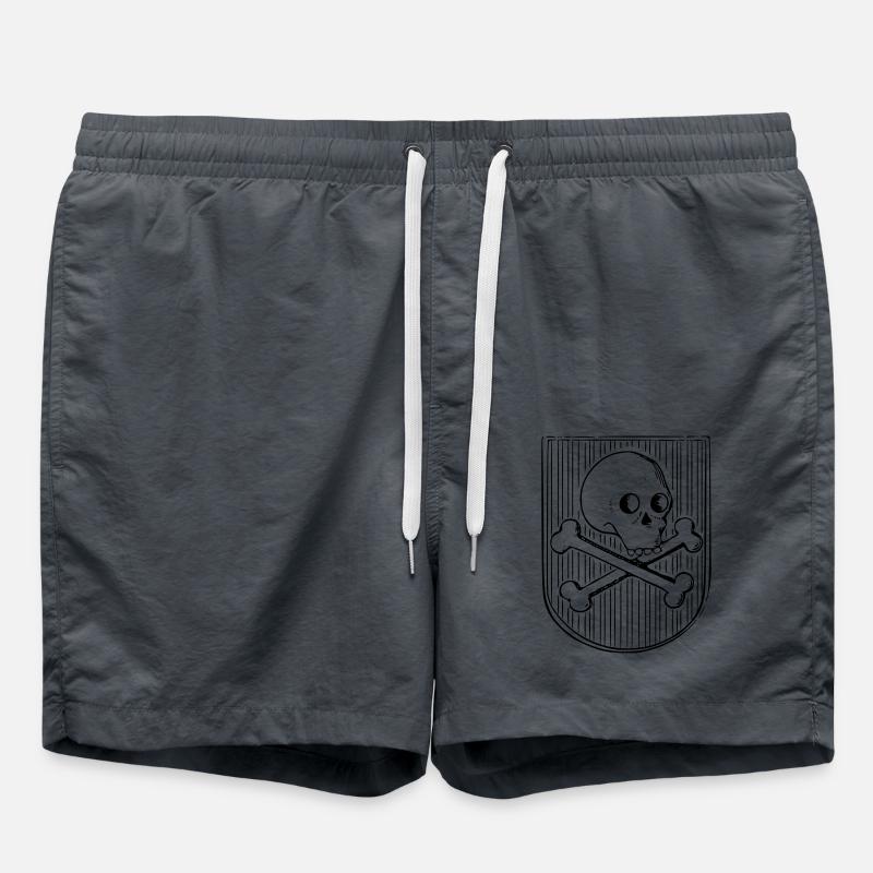 Skull and bones - Swim Trunks - anthracite