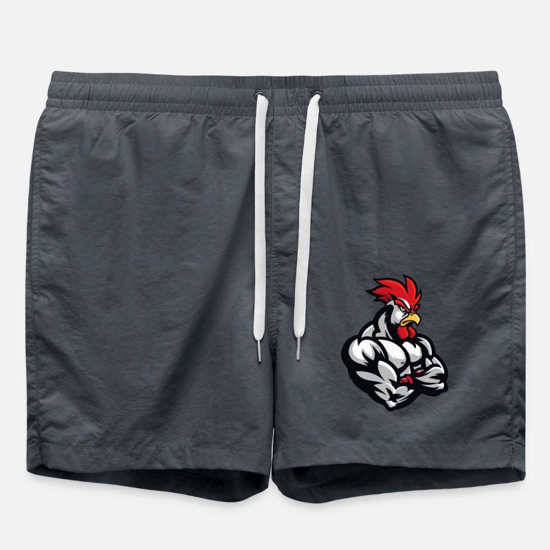 Hahn Comic - Badeshorts - Anthrazit
