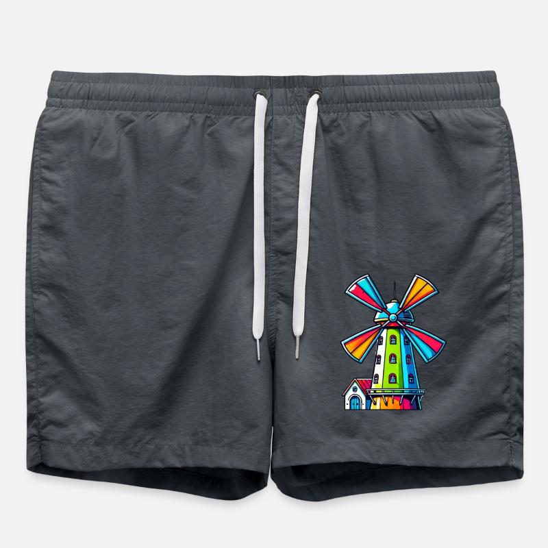 Windmill - Swim Trunks - anthracite