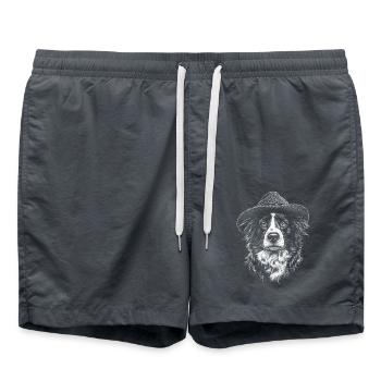 Berger Australien Chien de troupeau Chien de troupeau Aussi - Short de bain - charbon - Devant - AI Model Male 185 light (185cm)