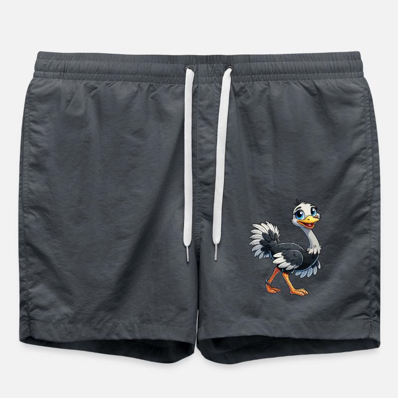 Ostrich - Swim Trunks - anthracite