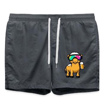 Bière après-ski Camel - Short de bain - charbon - Devant - AI Model Male 185 light (185cm)