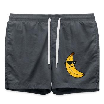 banane sonnenbrille - Badeshorts - Anthrazit - Vorne - AI Model Male 185 light (185cm)