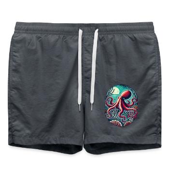 Octopus - Swim Trunks - anthracite - Front - AI Model Male 185 light (185cm)